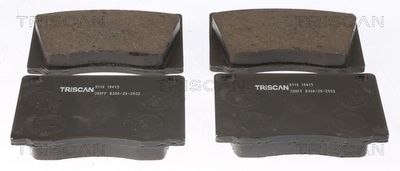 TRISCAN 8110 10415 Тормозные колодки и сигнализаторы  для JAGUAR  (Ягуар Е-тпе)