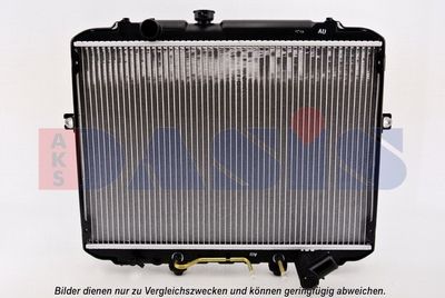 Радиатор, охлаждение двигателя AKS DASIS 560011N для HYUNDAI H100
