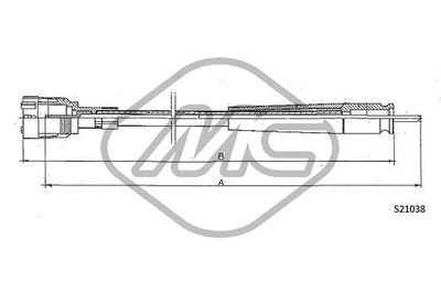 Linka tachografu METALCAUCHO 82759
