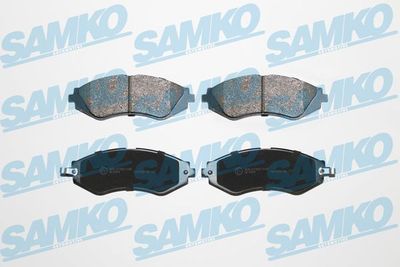 Комплект тормозных колодок, дисковый тормоз SAMKO 5SP729 для CHEVROLET ASTRA