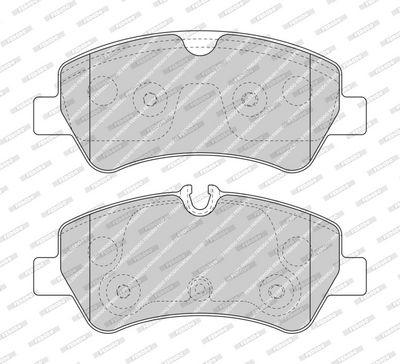 BREMSBELAGSATZ SCHEIBENBREMSE FERODO FVR5075 1
