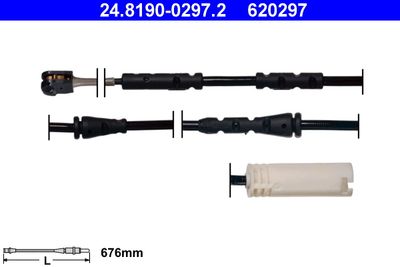 Сигнализатор, износ тормозных колодок ATE 24.8190-0297.2 для BMW X1