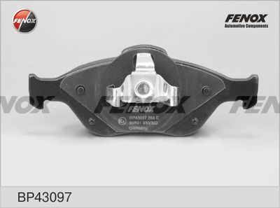 Комплект тормозных колодок, дисковый тормоз FENOX BP43097 для DAIHATSU CHARADE
