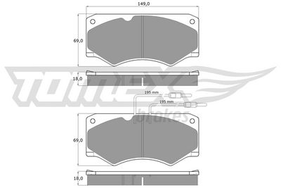Bremsbelagsatz, Scheibenbremse