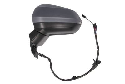 Zijspiegel Links (elektrisch, asferisch, met verwarming, under-coated, elektrisch opklapbaar, met indicator) past: AUDI Q3 F3 07.18-