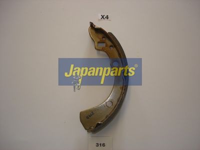 JAPANPARTS Stabdžių trinkelių komplektas