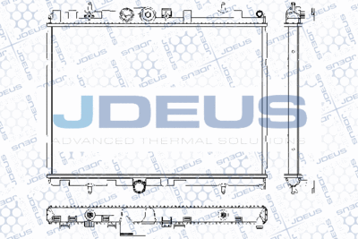 JDEUS RA0210430 Радиатор охлаждения двигателя  для PEUGEOT 208 (Пежо 208)