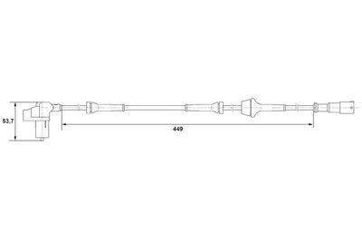 SENSOR RADDREHZAHL BOSCH 0265006407 4