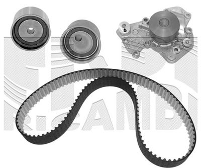 WKFI487 KM International Водяной насос + комплект зубчатого ремня