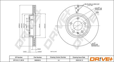 BREMSSCHEIBE DR!VE+ DP1010110619 2
