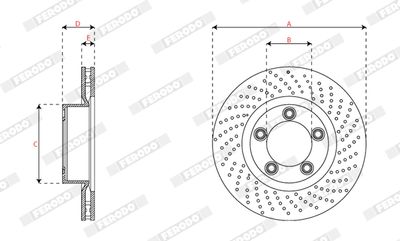 DISC FRANA FERODO DDF2137RC1 2