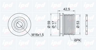 SISTEM ROATA LIBERA GENERATOR IPD 153357 1