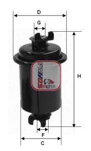Топливный фильтр SOFIMA S 1550 B для HYUNDAI LANTRA