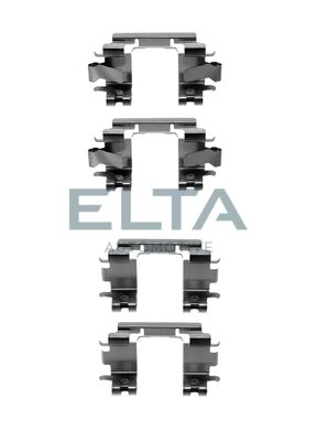 Комплектующие, колодки дискового тормоза ELTA AUTOMOTIVE EA8621 для HONDA LOGO