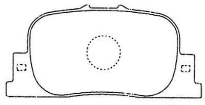 Комплект тормозных колодок, дисковый тормоз FIT FP0835 для LIFAN X60