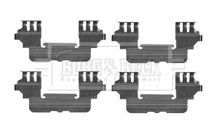 BORG & BECK BBK1572 Скобы тормозных колодок  для TOYOTA CAMRY седан (_V4_) 2.4 (ACV40_)