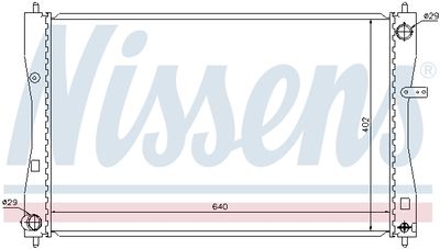 RADIATOR RACIRE MOTOR NISSENS 68184 4