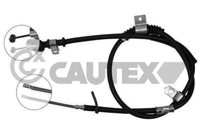CAUTEX 708089 Трос ручного тормоза  для HYUNDAI COUPE (Хендай Коупе)
