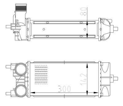 Интеркулер NRF 309071 для FORD ECOSPORT