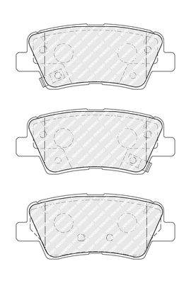 SET PLACUTE FRANA FRANA DISC FERODO FDB5041 1