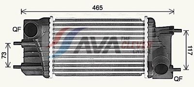INTERCOOLER COMPRESOR AVA Clever Choice DN4460 1