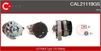 GENERATOR / ALTERNATOR CASCO CAL21119GS