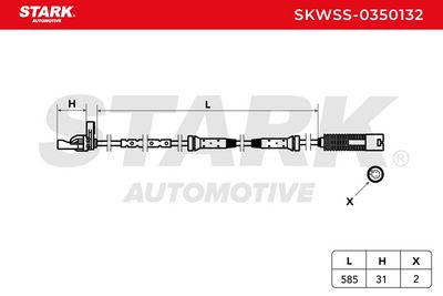 датчик, обороти на колелото STARK SKWSS-0350132