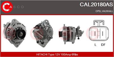 GENERATOR / ALTERNATOR CASCO CAL20180AS