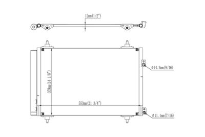 CONDENSATOR CLIMATIZARE WALKER WCD00384 7