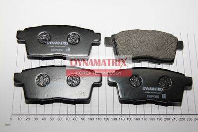 Комплект тормозных колодок, дисковый тормоз DYNAMATRIX DBP4366 для MAZDA CX-9