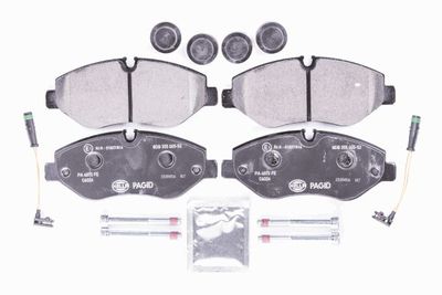 Комплект тормозных колодок, дисковый тормоз HELLA 8DB 355 005-521 для MERCEDES-BENZ EQV