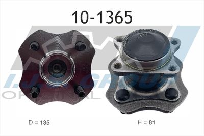 IJS GROUP 10-1365 Подшипник ступицы  для TOYOTA YARIS (Тойота Ярис)