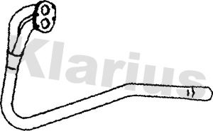 KLARIUS Uitlaatpijp (130071)