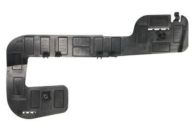 Halogen bracket Rechts (plastic, zwart) past: TESLA MODEL Y 01.20-