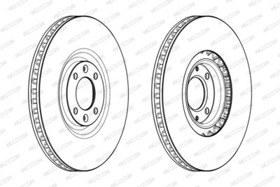 BREMSSCHEIBE FERODO DDF1999C 1