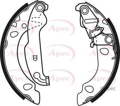 Brake Shoe Set APEC SHU636