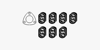 SET MONTARE SISTEM DE ESAPAMENT