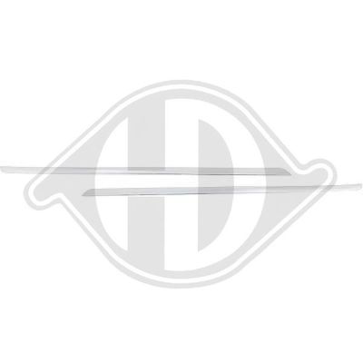 Насадка, решетка радиатора DIEDERICHS 4406243 для RENAULT CAPTUR