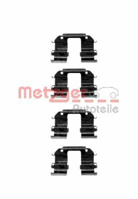 Комплектующие, колодки дискового тормоза METZGER 109-1285 для CHEVROLET MATIZ