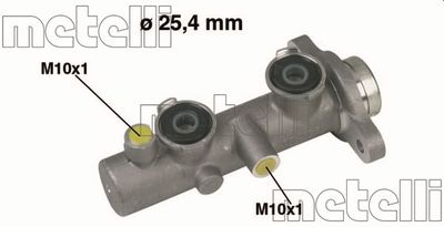 Главный тормозной цилиндр METELLI 05-0249 для NISSAN PRIMERA