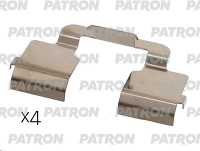Комплектующие, колодки дискового тормоза PATRON PSRK1273 для FIAT SCUDO