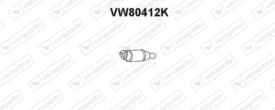 VENEPORTE VW80412K Катализатор для VW PASSAT B3/B4 Variant (3A5, 35I)