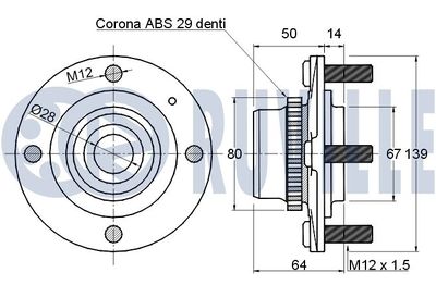 SET RULMENT ROATA RUVILLE 220065 1