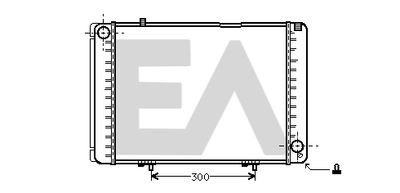 EACLIMA 31R50053 Радиатор охлаждения двигателя 