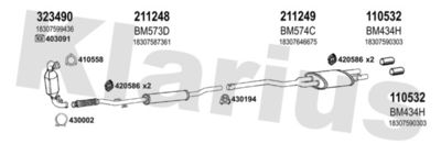 Układ wydechowy KLARIUS 620036E