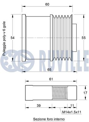 SISTEM ROATA LIBERA GENERATOR RUVILLE 542766 1