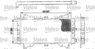 VALEO 730169 Радіатор охолодження двигуна для FORD (Форд)