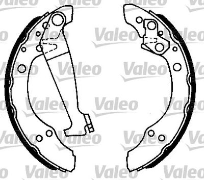 Комплект тормозных колодок VALEO 562051 для VW SANTANA