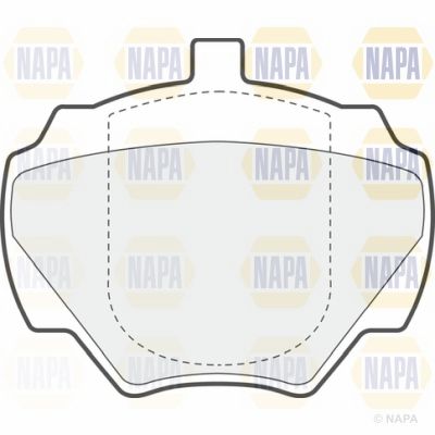 Brake Pad Set NAPA NBP1656