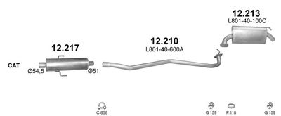 SISTEM DE ESAPAMENT POLMO POLMO99234